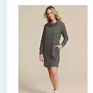 Maurices Charcoal Long Sleeve Dress